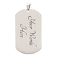 To My Husband - Valentine's Day Gift - Dog Tag