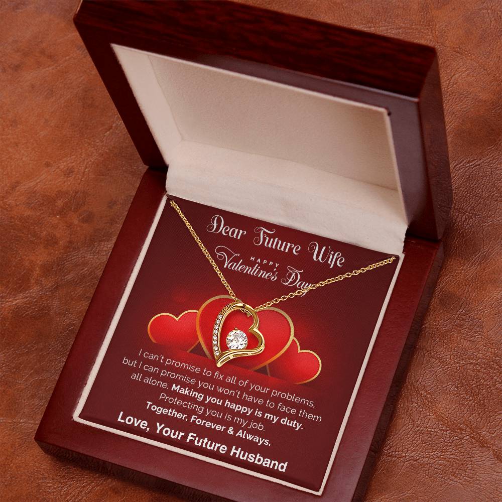 To My Future Wife - Valentine's Day Gift - Love Knot Necklace