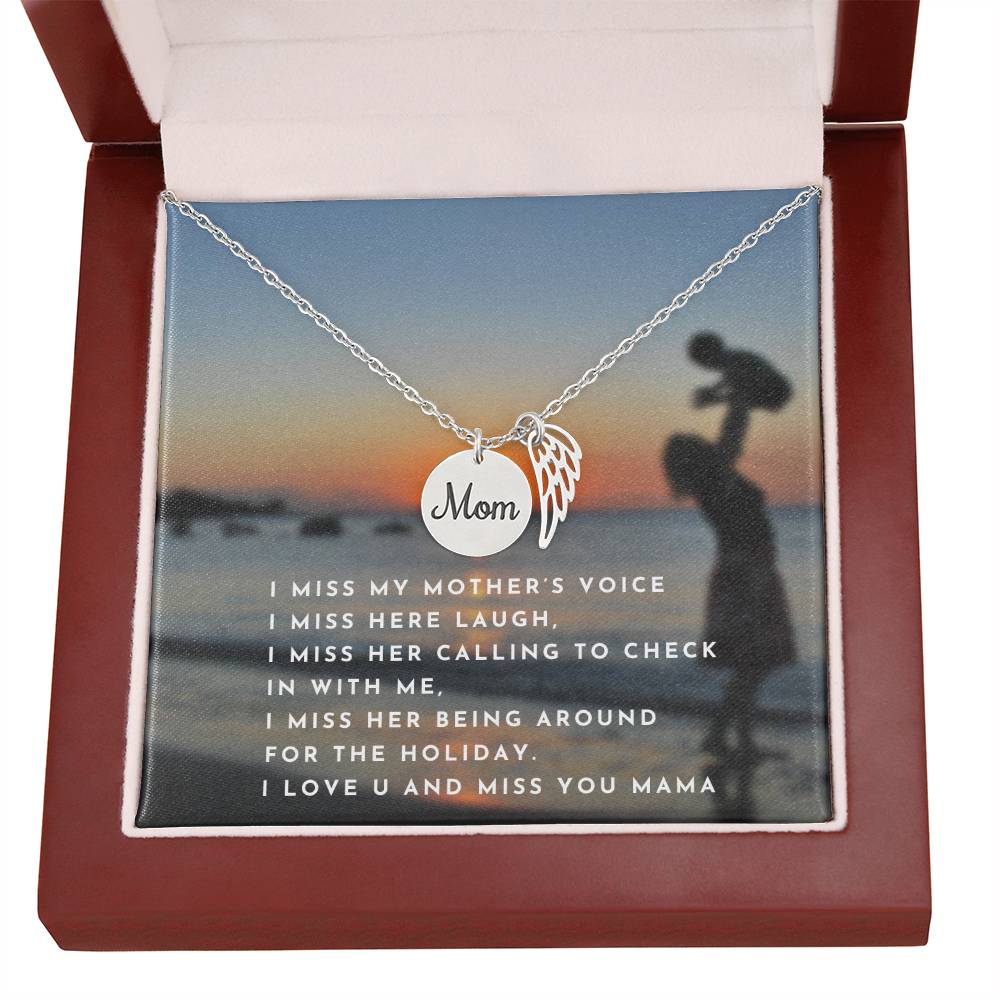 Mom angel memories Necklace