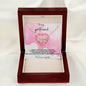 everlasting  love 10k   gold  beautifull necklace