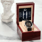 To My dad Openwork Watch
