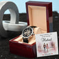 To My Amazing Husband - Valentine's Day Gift - Men's Openwork Watch