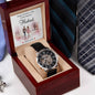 To My Amazing Husband - Valentine's Day Gift - Men's Openwork Watch