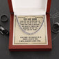 To my Son cuban necklace