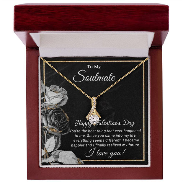 To My Soulmate - Valentine's Day Gift - Alluring Beauty Necklace