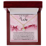 To My Wife - Valentine's Day Gift - Alluring Beauty Necklace