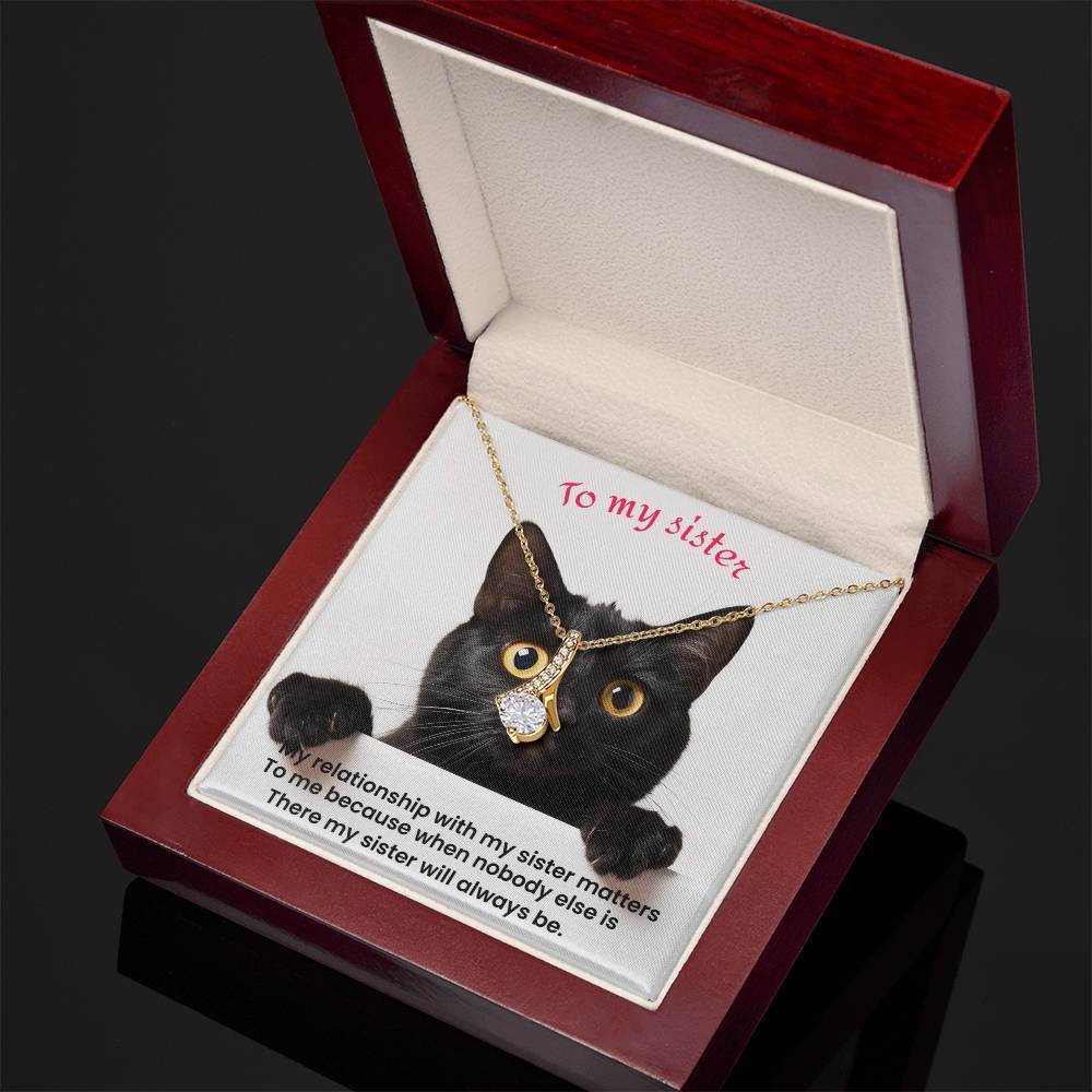 To my sister Alluring Beauty Necklace