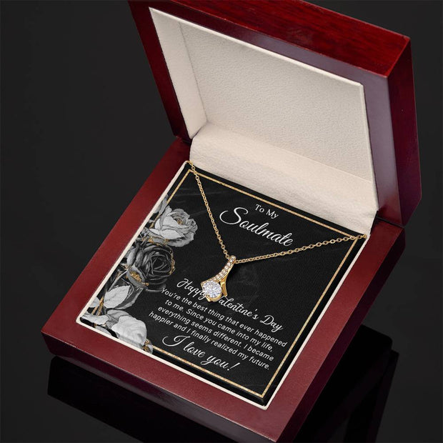 To My Soulmate - Valentine's Day Gift - Alluring Beauty Necklace