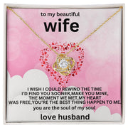 to my beautiful wife necklaces