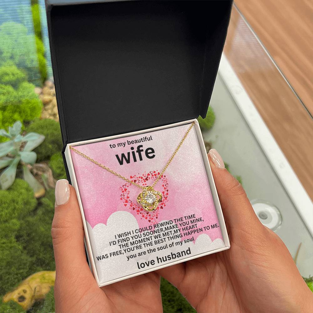 to my beautiful wife necklaces