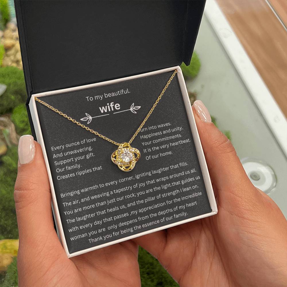 to my beautiful wife