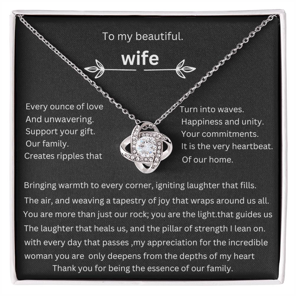to my beautiful wife