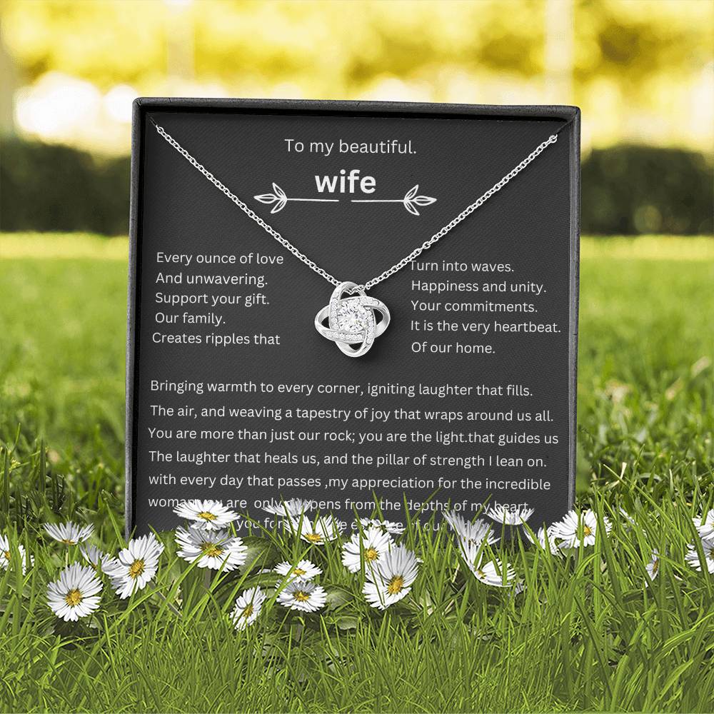 to my beautiful wife