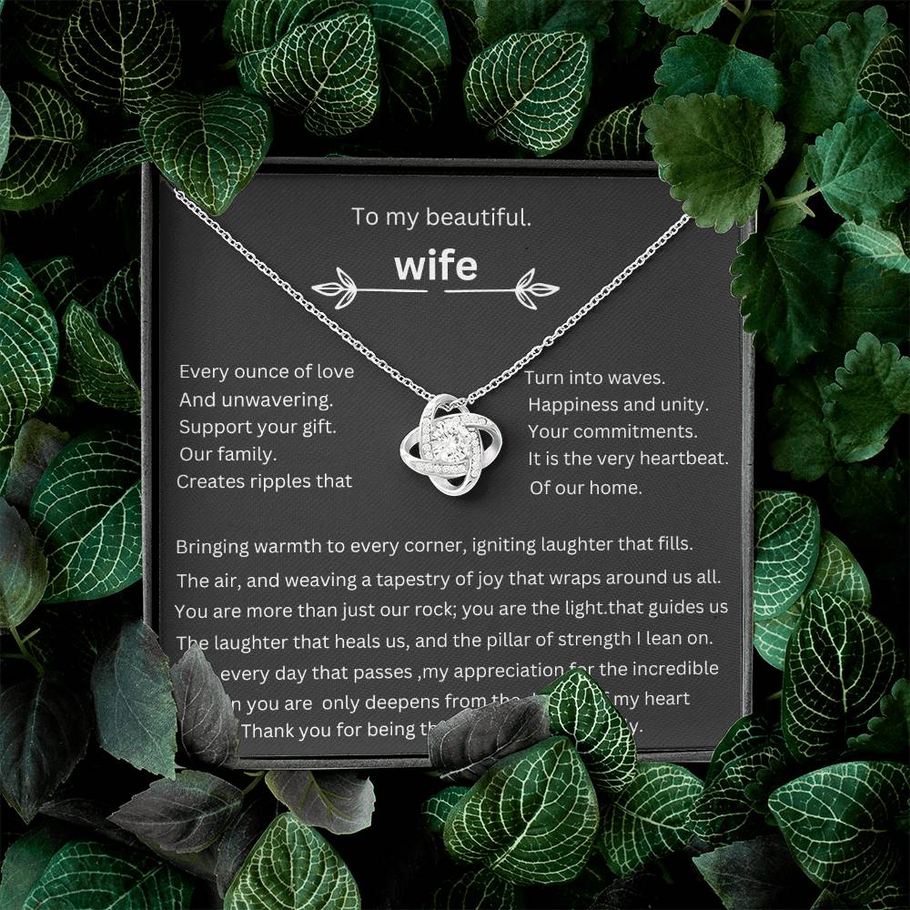 to my beautiful wife
