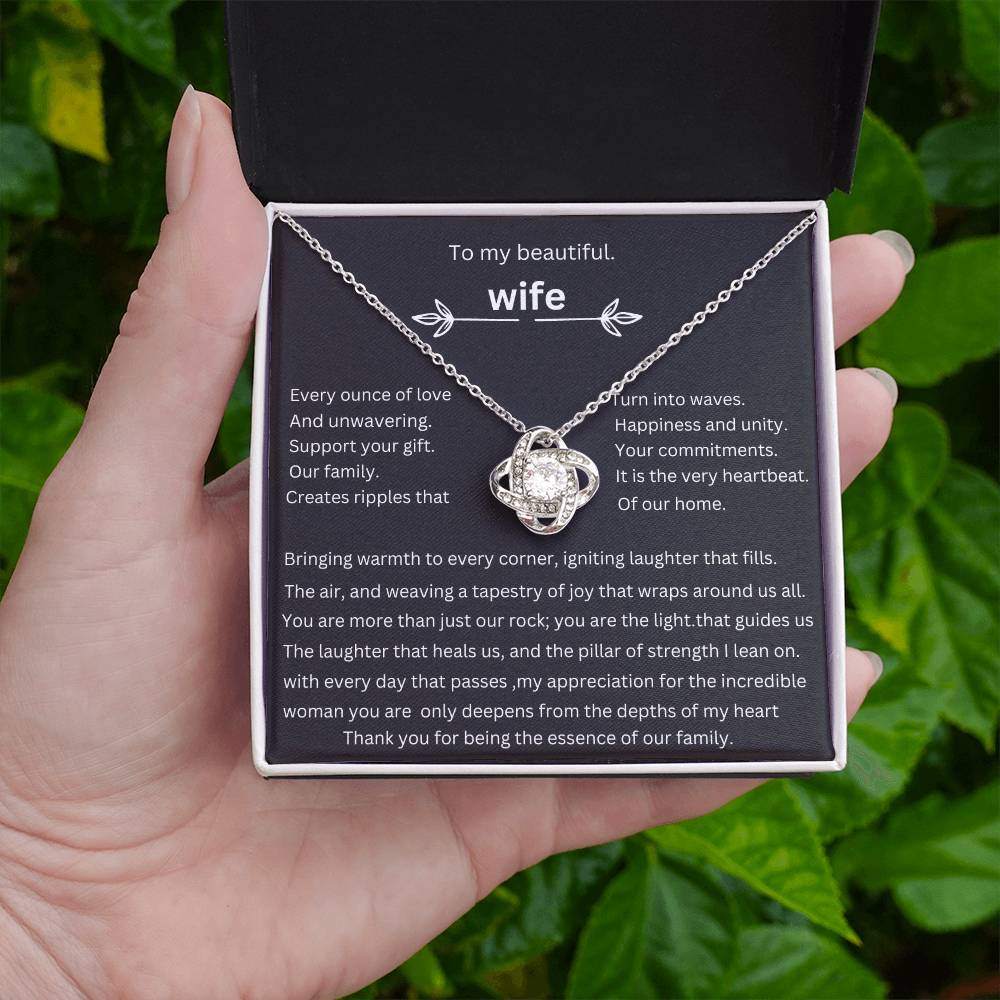 to my beautiful wife