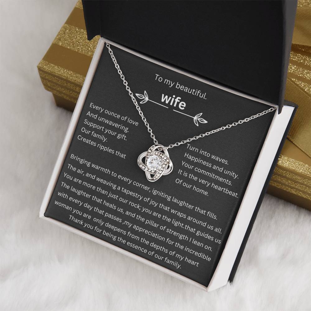 to my beautiful wife