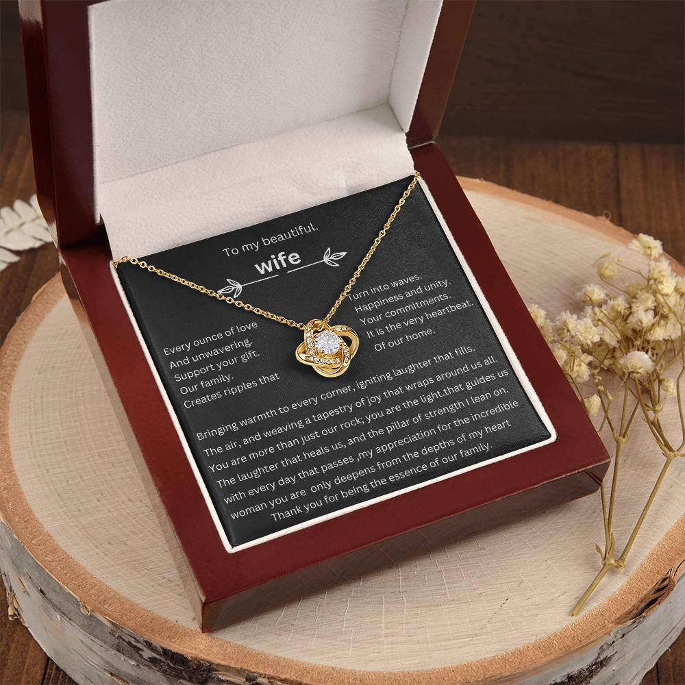 to my beautiful wife