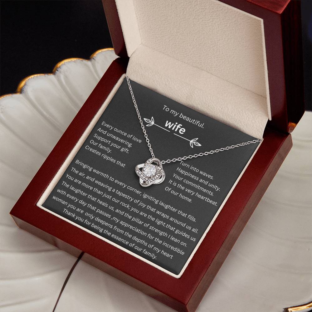 to my beautiful wife