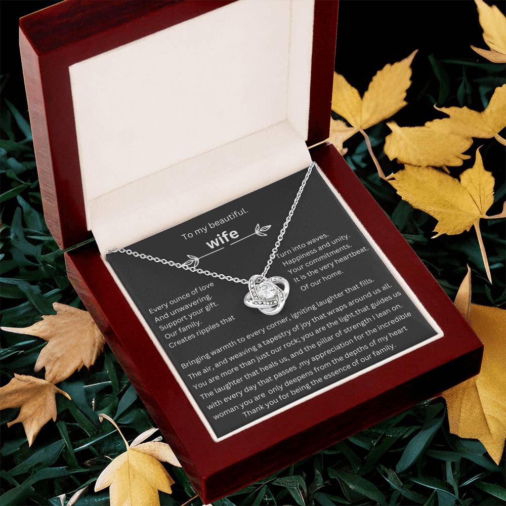 to my beautiful wife