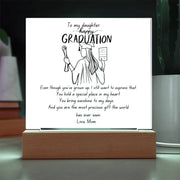 to my daughter .graduation