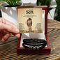 To My Son Love You Forever Bracelet