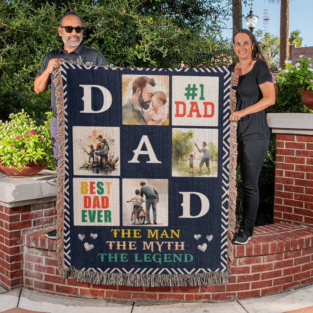 Dad - Heirloom Woven Blanket