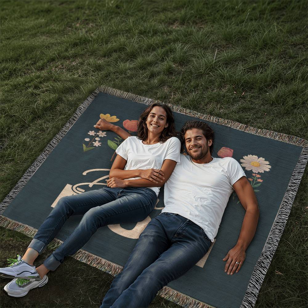Bonus Mom Heirloom Photo Woven Blanket
