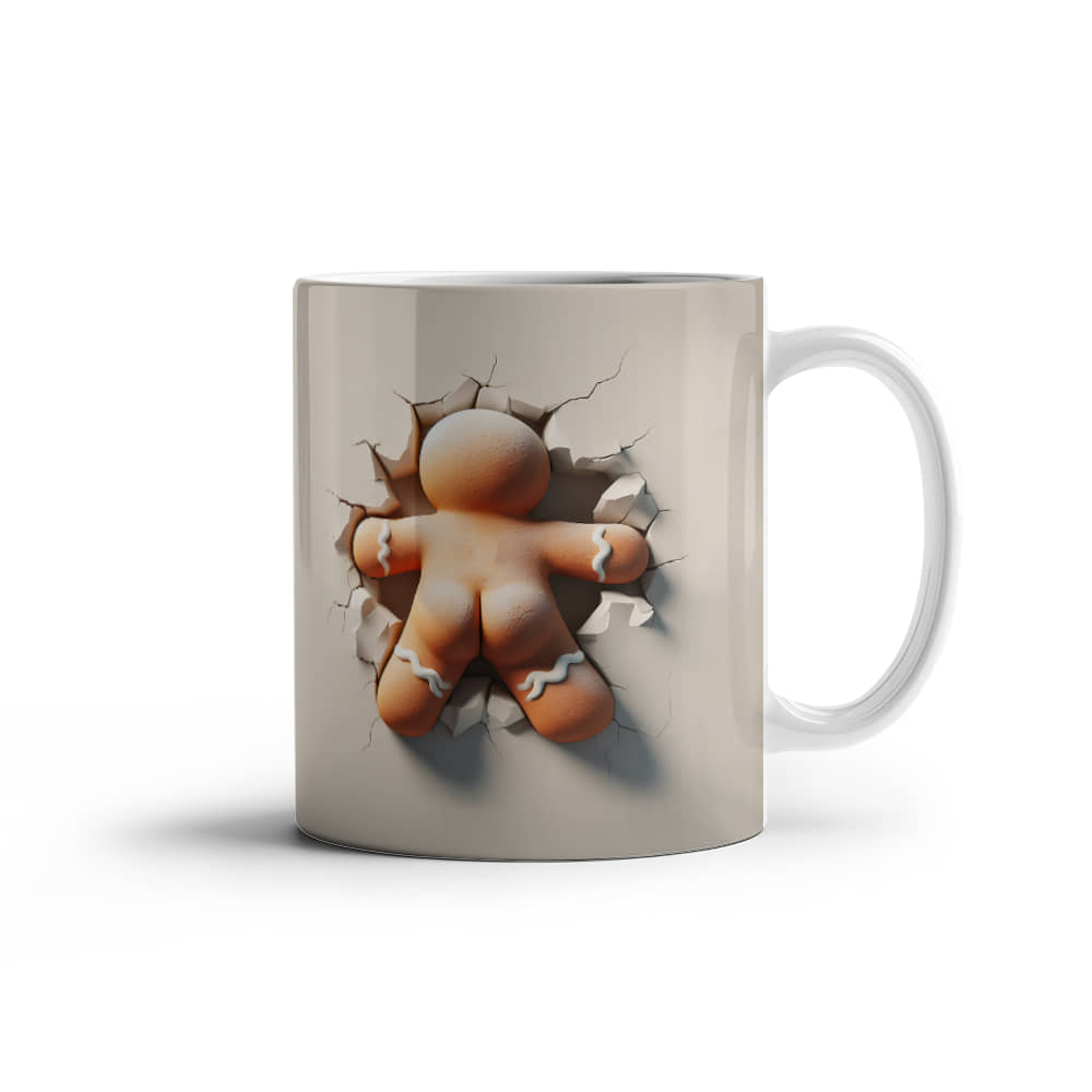 Ginger bread man White Ceramic Mug
