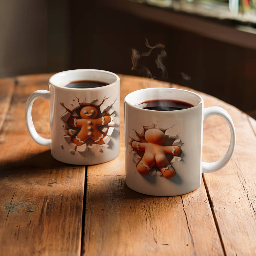 Ginger bread man White Ceramic Mug