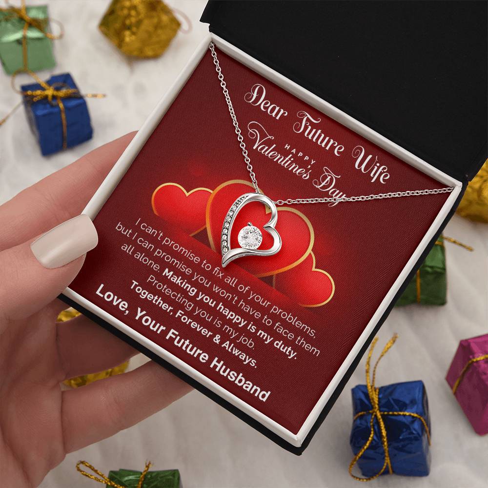 To My Future Wife - Valentine's Day Gift - Love Knot Necklace