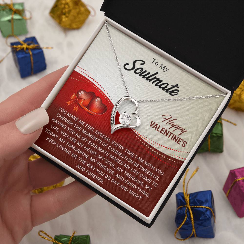 To My Soulmate - Valentine's Day Gift - Forever Love Necklace
