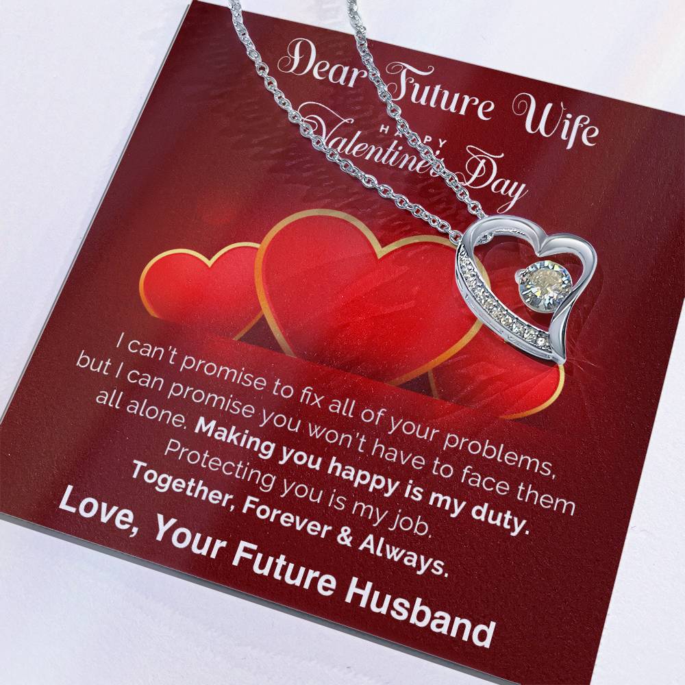 To My Future Wife - Valentine's Day Gift - Love Knot Necklace