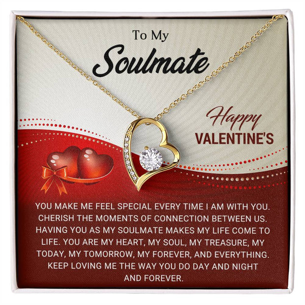 To My Soulmate - Valentine's Day Gift - Forever Love Necklace