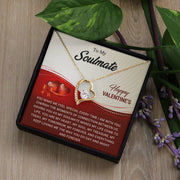 To My Soulmate - Valentine's Day Gift - Forever Love Necklace