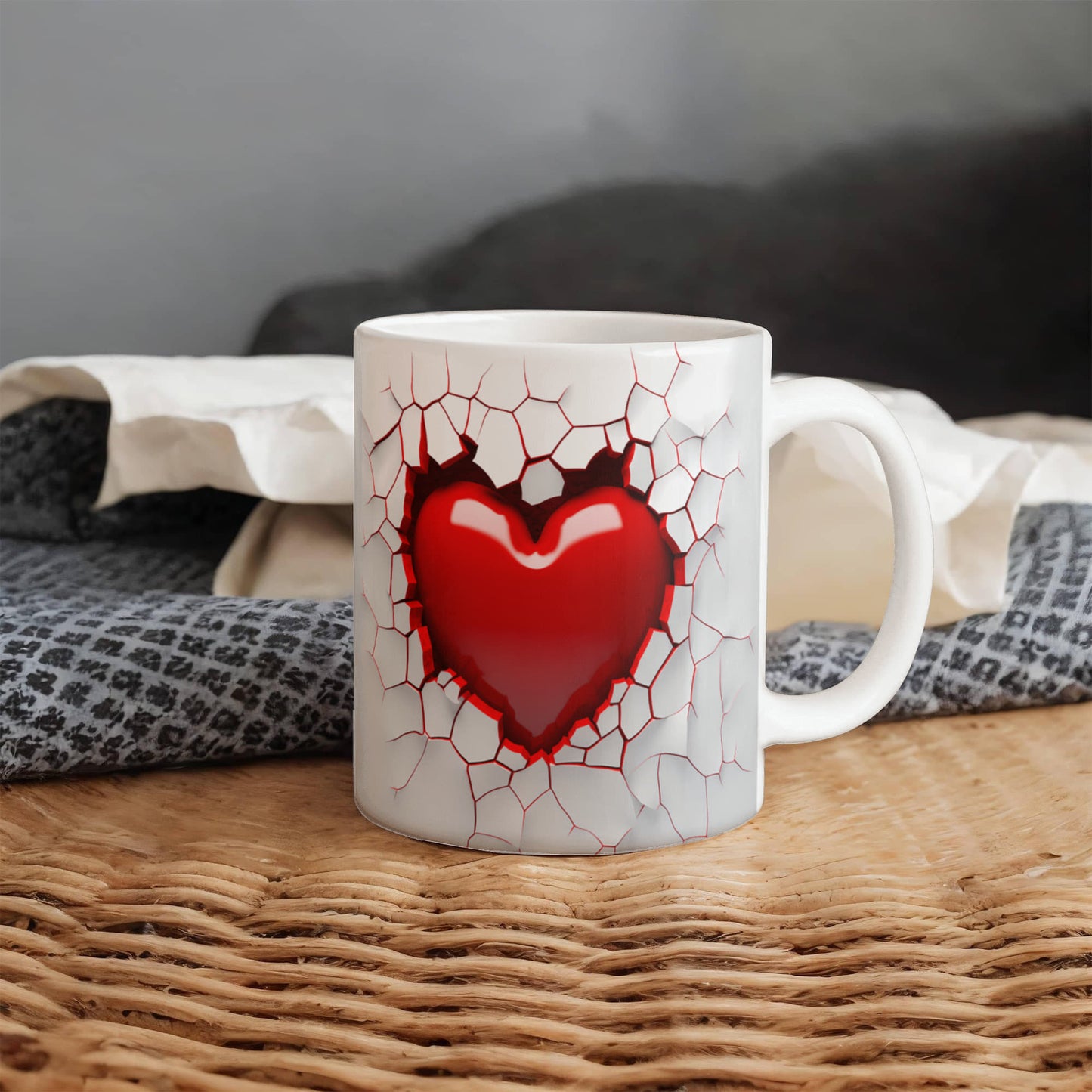 Valentine 's Day  White Ceramic Mug