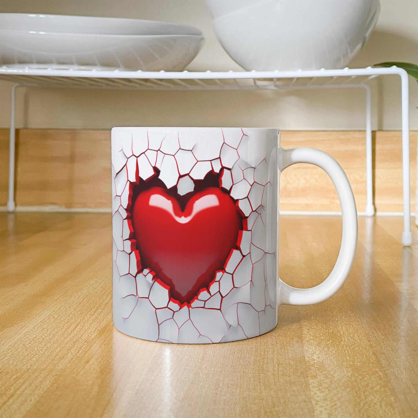 Valentine 's Day  White Ceramic Mug
