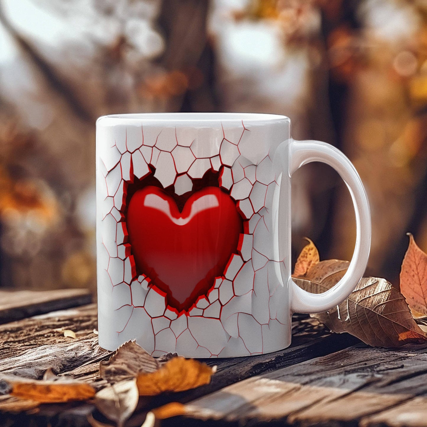 Valentine 's Day  White Ceramic Mug