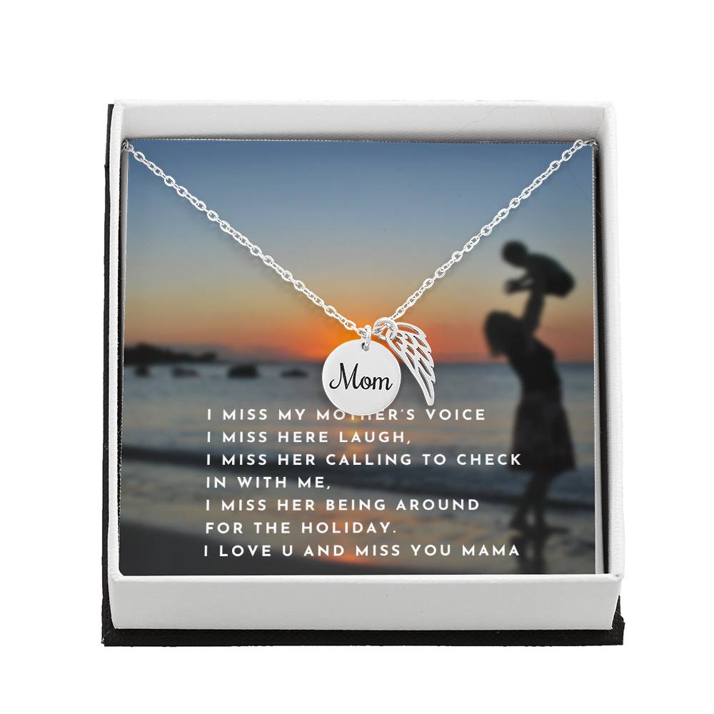 Mom angel memories Necklace