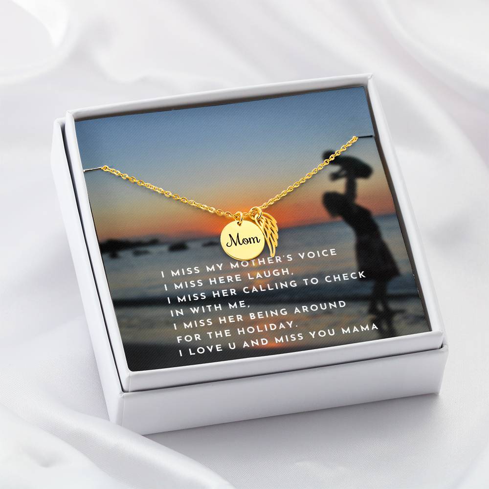 Mom angel memories Necklace