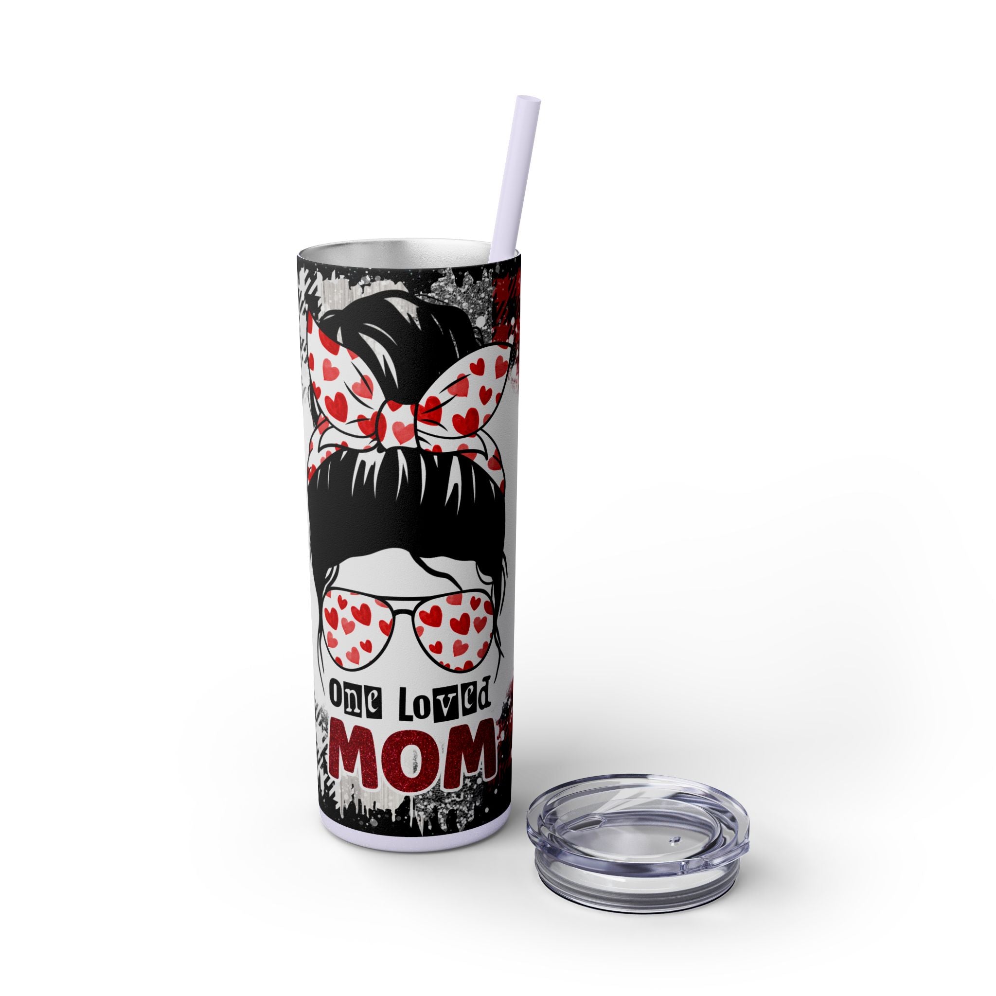Skinny Tumbler with Straw, 20oz