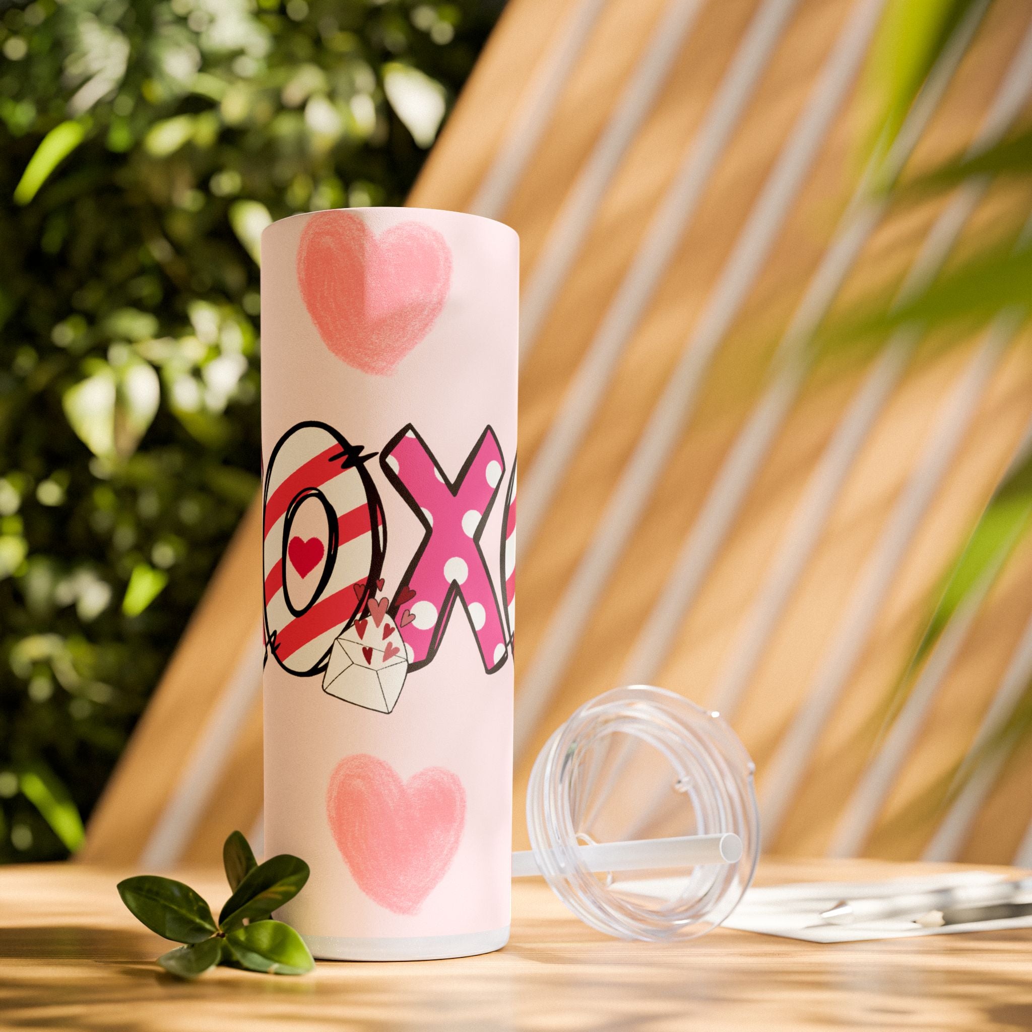 Skinny Tumbler with Straw, 20oz