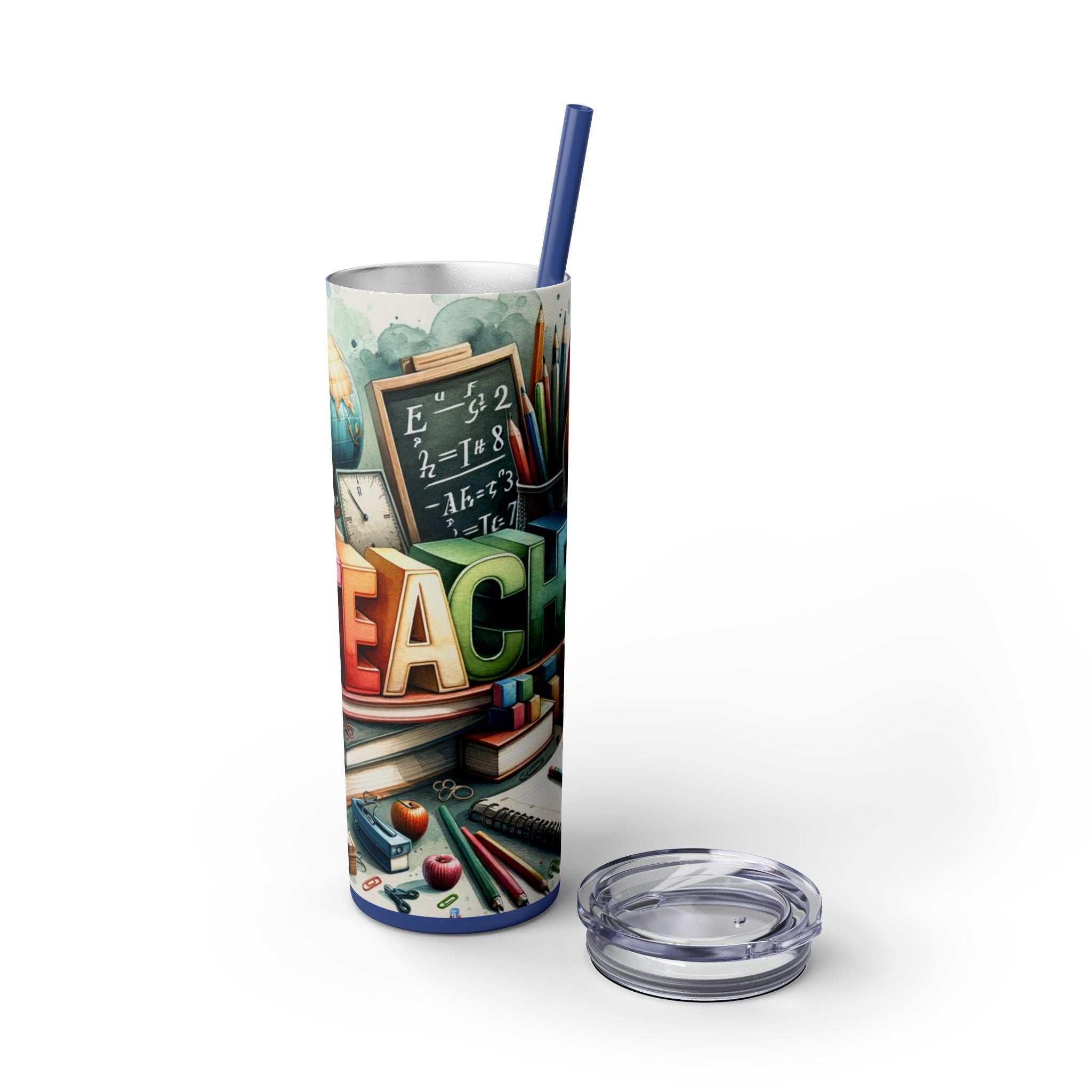 Skinny Tumbler with Straw, 20oz