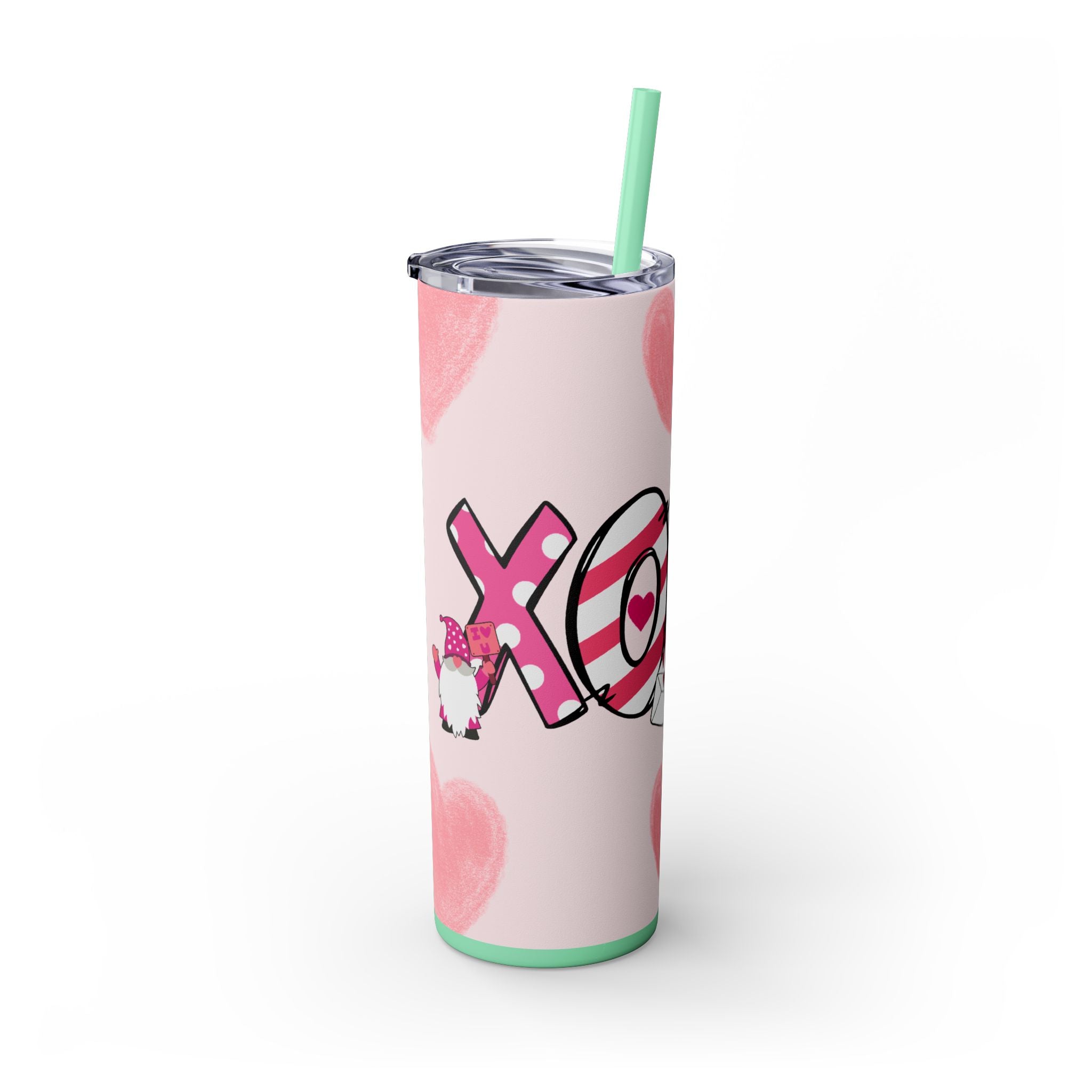 Skinny Tumbler with Straw, 20oz