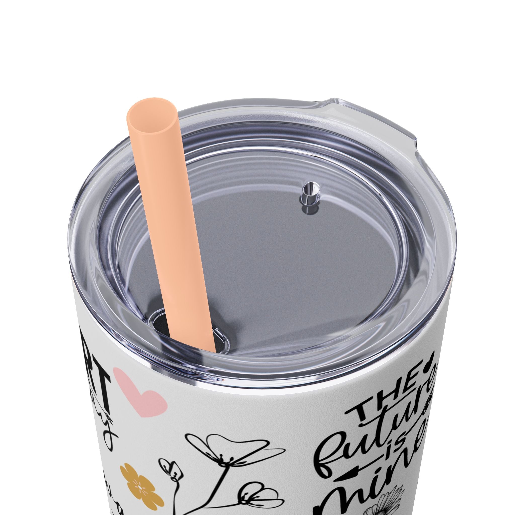 Skinny Tumbler with Straw, 20oz