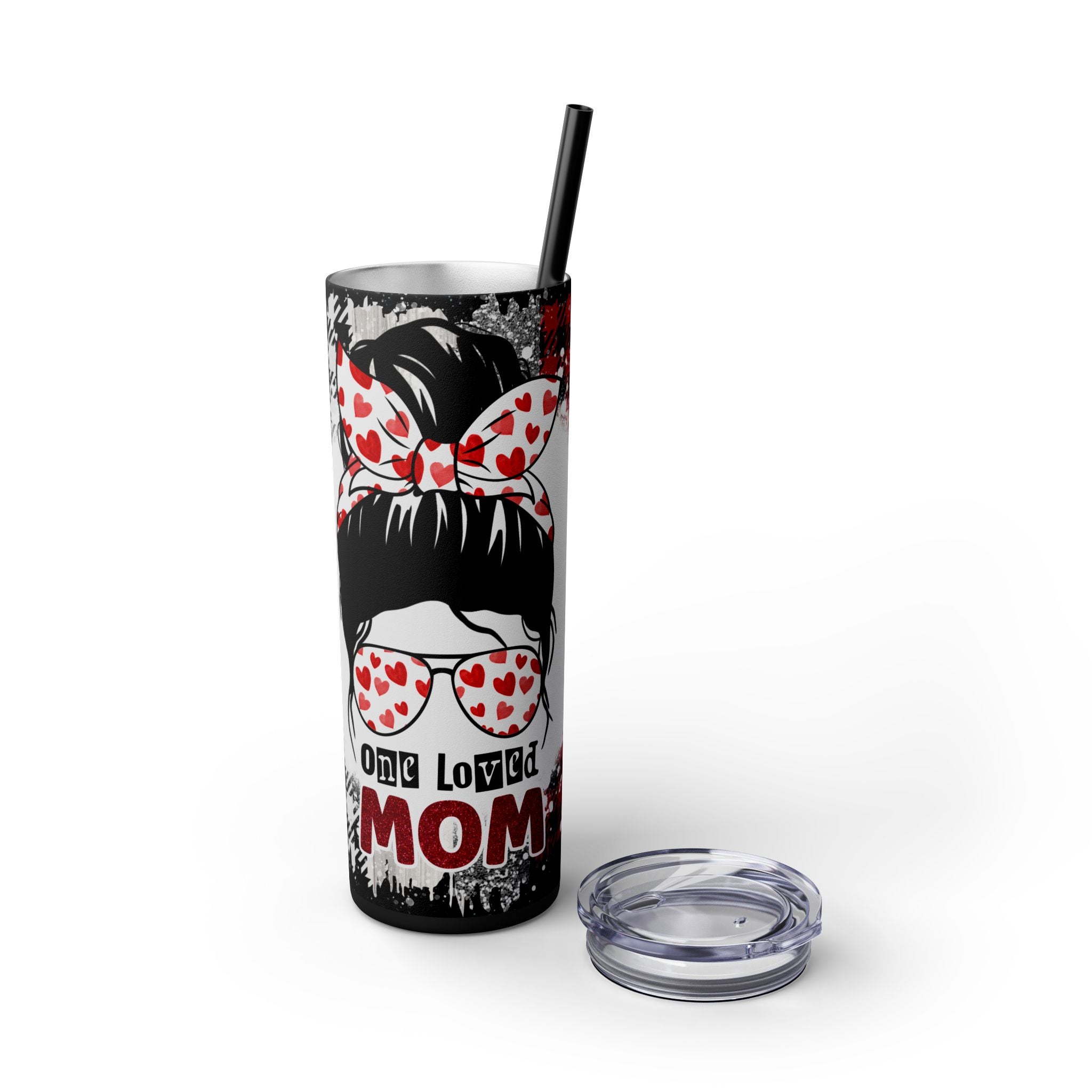 Skinny Tumbler with Straw, 20oz