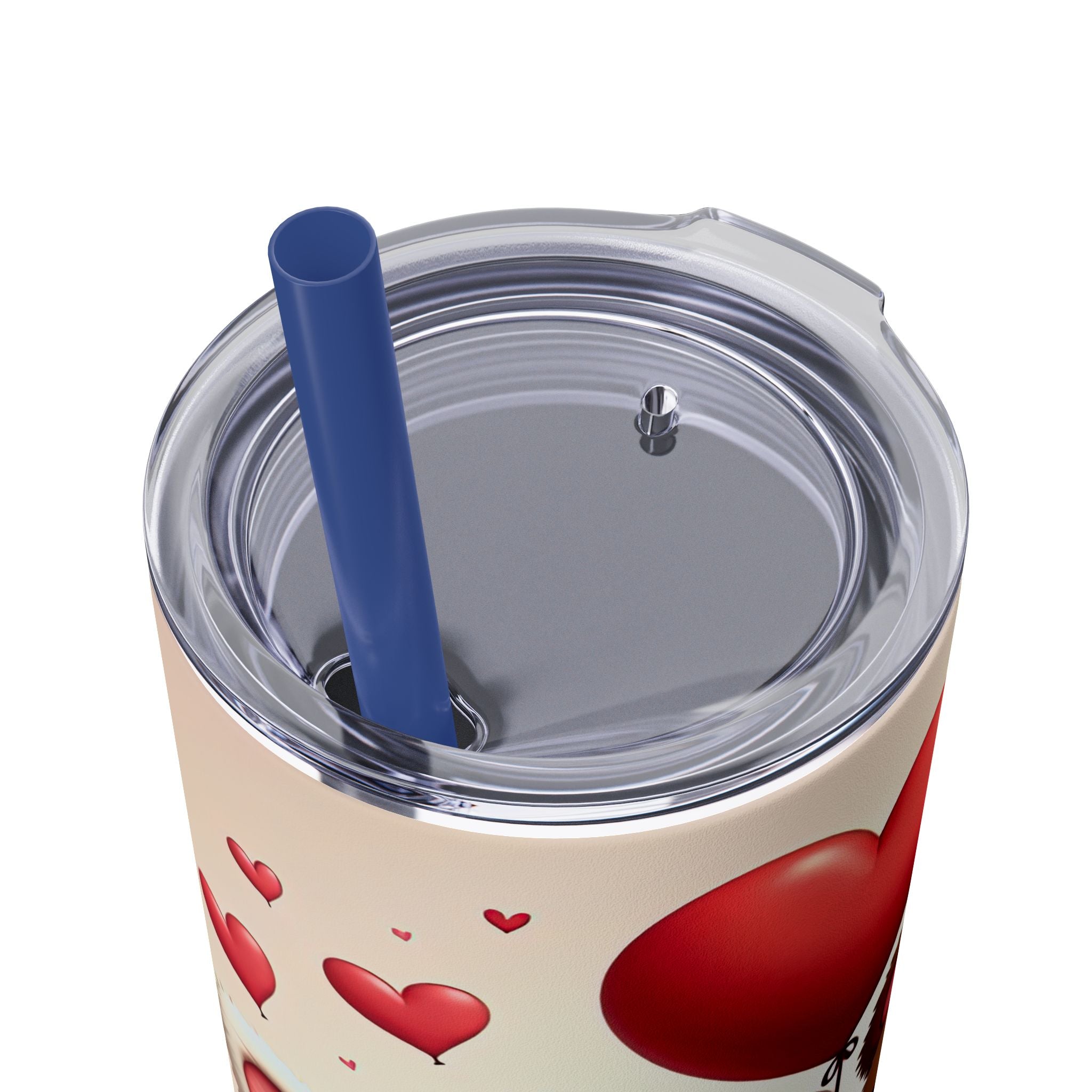 Skinny Tumbler with Straw, 20oz