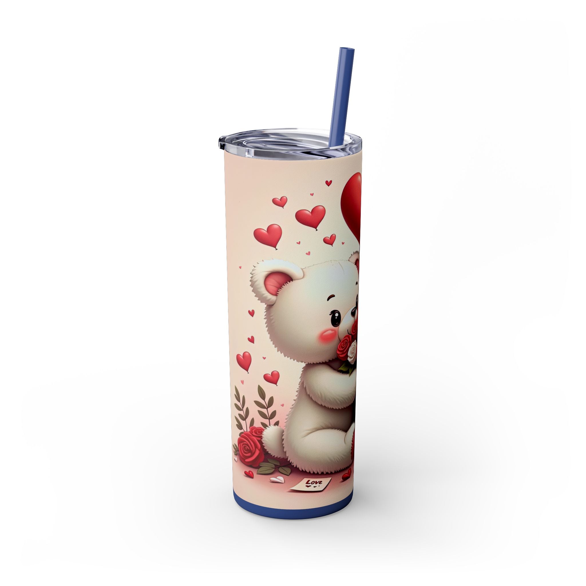 Skinny Tumbler with Straw, 20oz