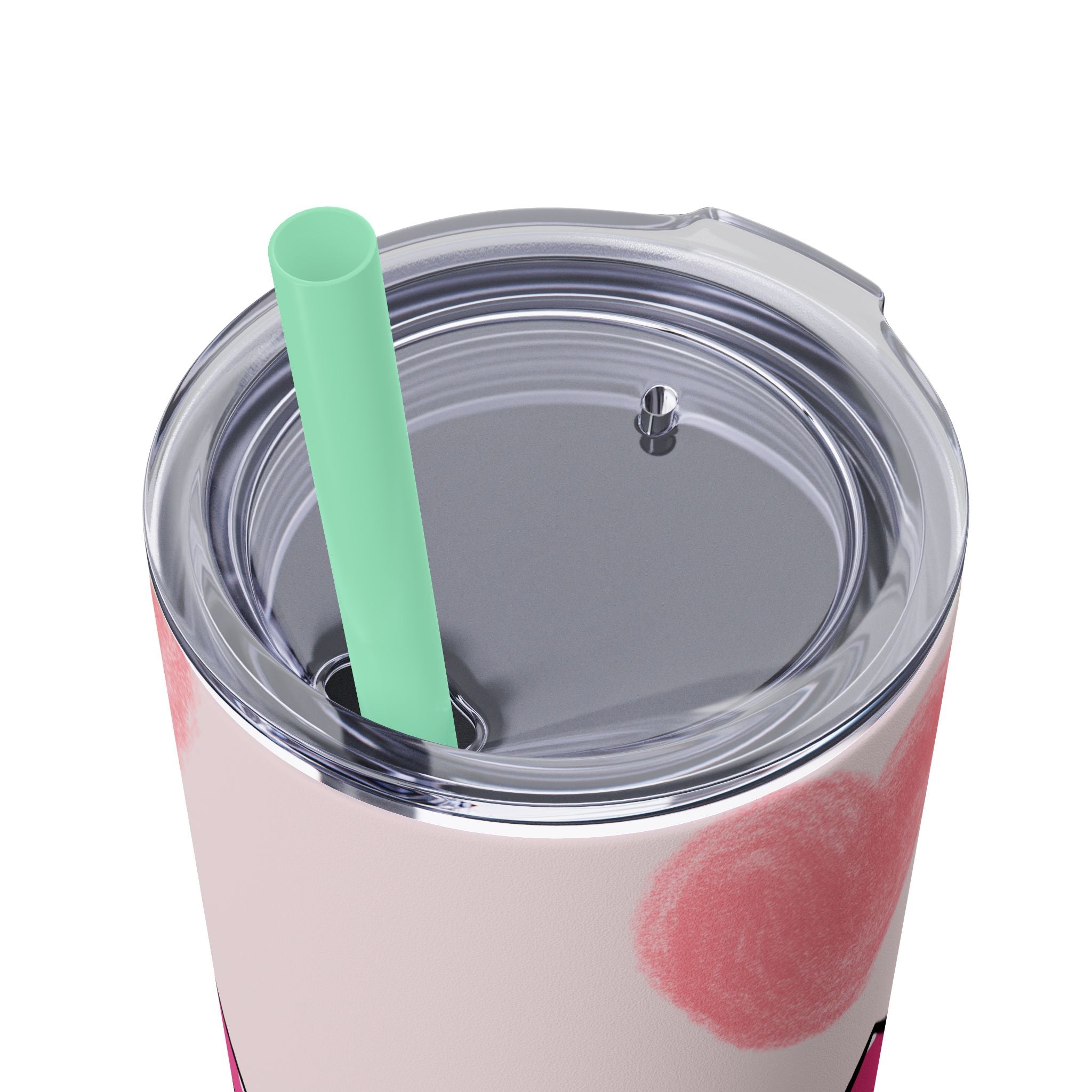 Skinny Tumbler with Straw, 20oz