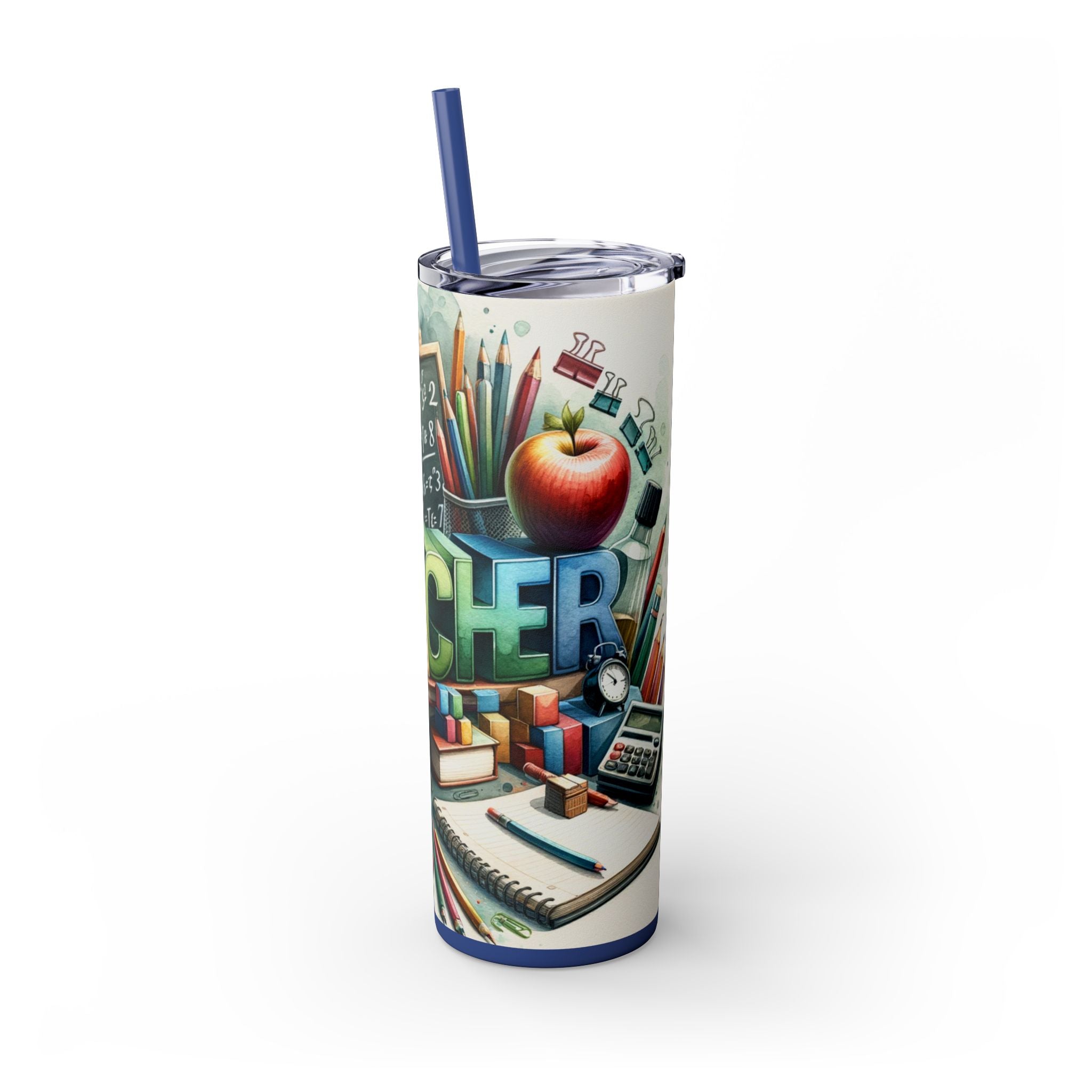 Skinny Tumbler with Straw, 20oz