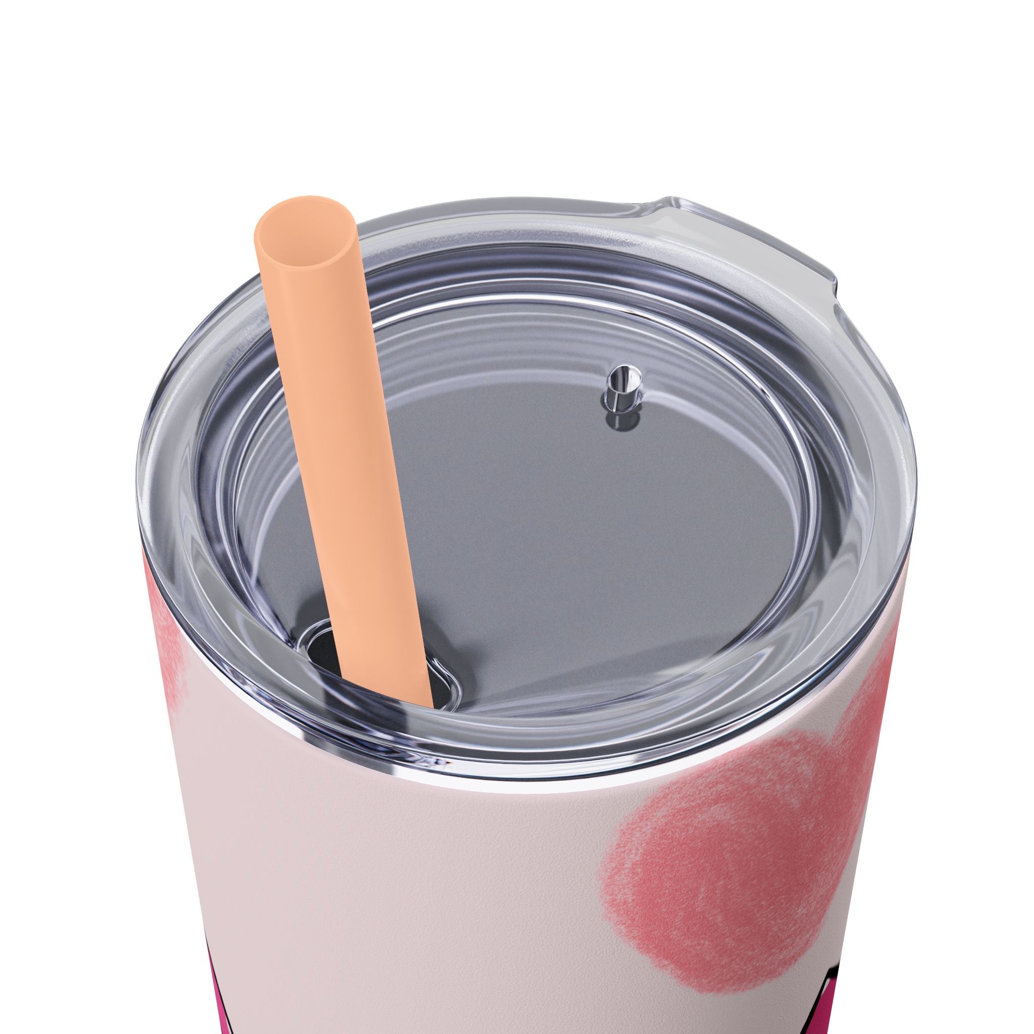 Skinny Tumbler with Straw, 20oz